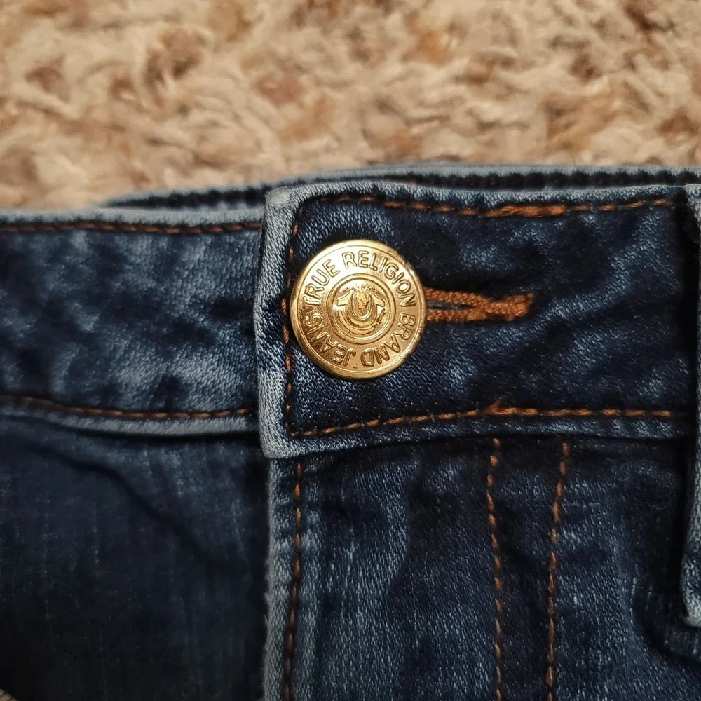 True‎ Religion Womens 31 Jennie Curvy Mid-Rise Super Skinny Blue Denim Jeans